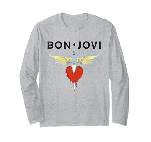 Bon Jovi Heart Dagger Long Sleeve T-Shirt Review 2024