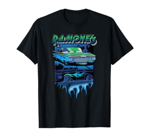 Disney Pixar Cars Ramones Big Flames T-Shirt Review