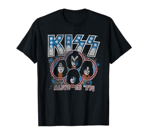 KISS Alive in 77 T-Shirt – Análisis Completo y Opinión Honesta