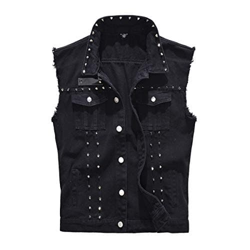 Cekaso Punk Denim Vest Review – A Solid Rocker Vest for the Price