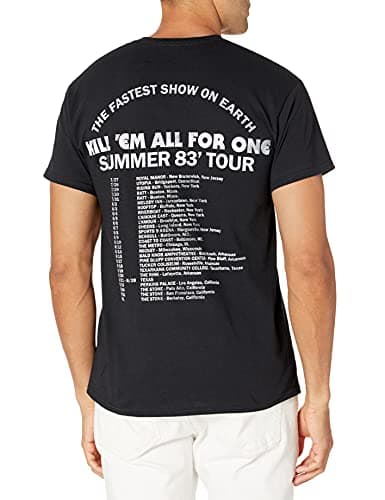 Metallica Men's Kill 'Em All Tour T-Shirt X-Large Black