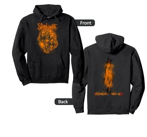 Slipknot Official We Are Not Your Kind Orange Pullover Hoodie