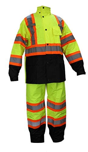 New York Hi-Viz RK Safety RW-CLA3-TLM55 Class 3 Rain Suit Review