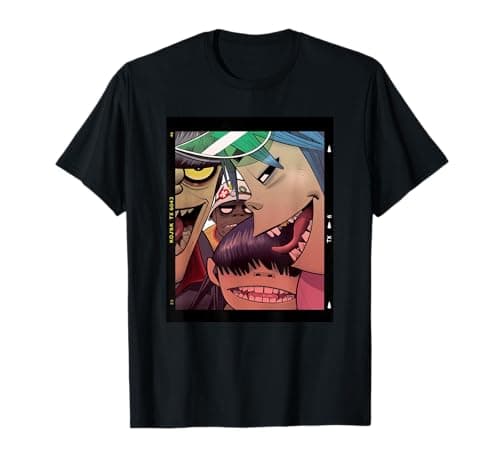 Camiseta Gorillaz Polaroid Slide — Análisis y Opinión
