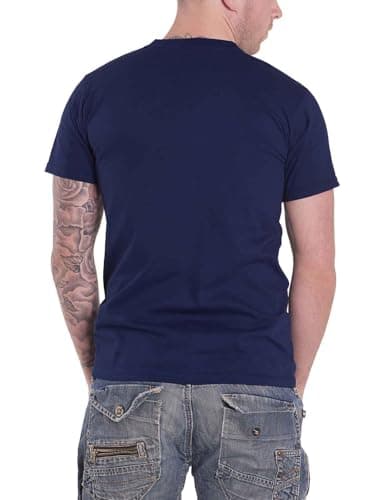 Men's Rage Against The Machine Original Logo Slim Fit T-Shirt Large Navy