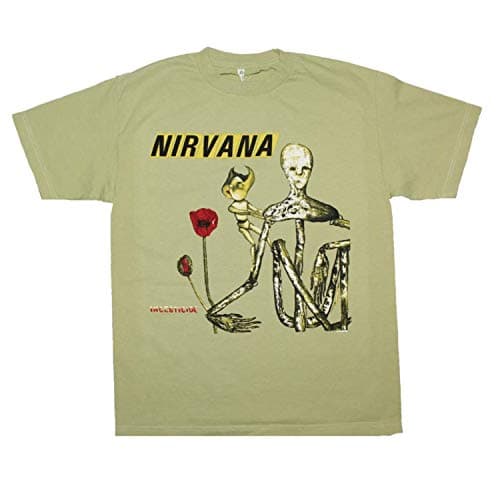Nirvana Incesticide Album T-Shirt, Tan, Small