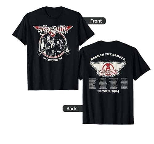 Camiseta Aerosmith Back in the Saddle 1984 Tour – Análisis Completo