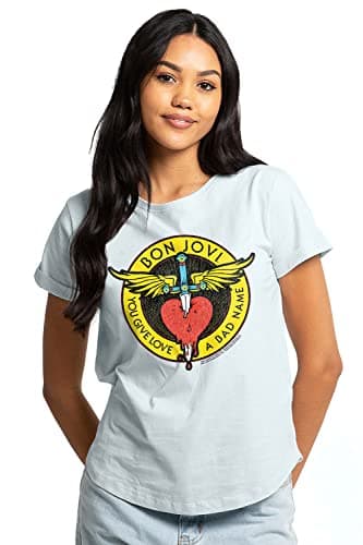 Popfunk Bon Jovi Bad Name Dagger Women's T-Shirt Review