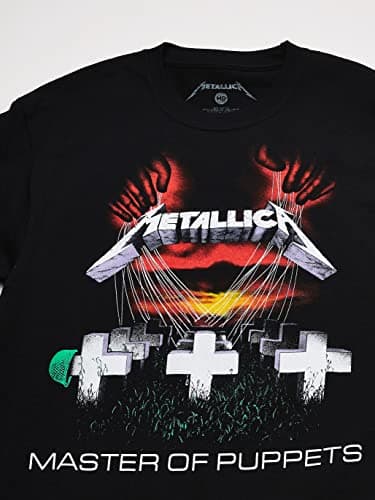 Metallica Men's Master of Puppets T-Shirt, Black, X-Large