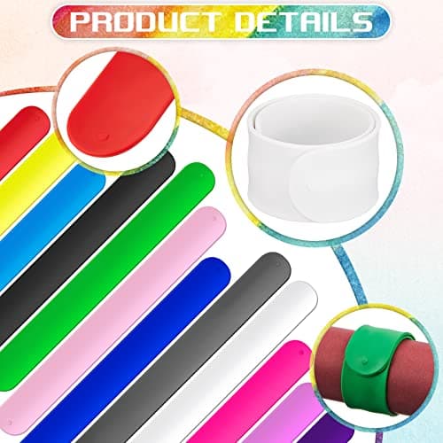 Leyndo 12 Pcs Wrapping Paper Roll Holder Clips Silicone Snap Bands Covered Metal Strips Flip 1 x 9 in Vinyl Roll Poster Holder for Christmas Wedding Graduation Gift Wrapping (Multi Colors)