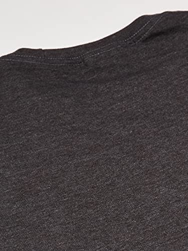 Liquid Blue Men's Ac/dc Vintage Logo Short Sleeve T-Shirt, Charcoal Heather, Large