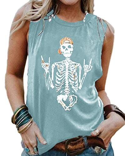 Camiseta Sin Mangas Skull Mujer BRUBOBO - Reseña Honesta