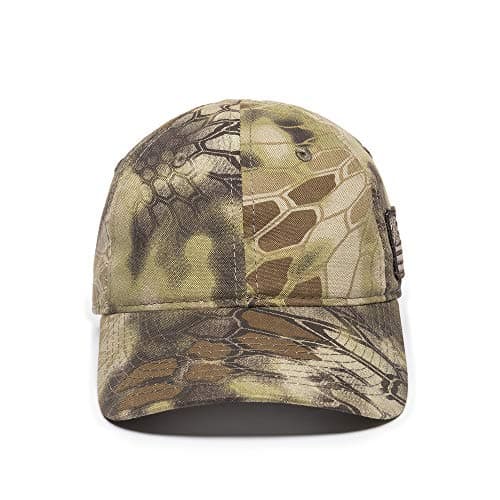 Kryptek Highlander Tactical Camo USA Flag Patch Side American Military Cap Hat 207,Kryptek Highlander,One Size Fits Most
