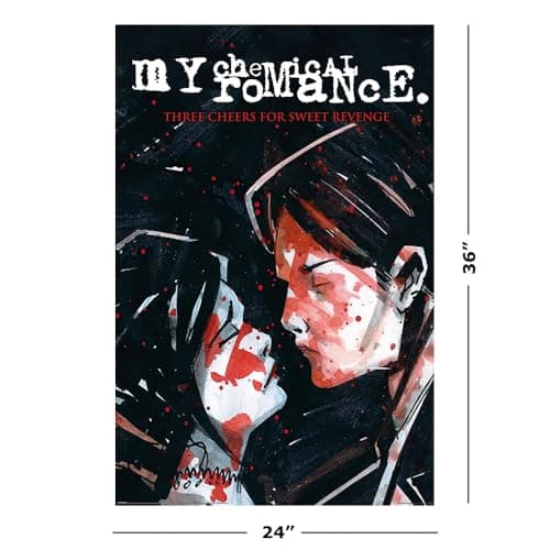 My Chemical Romance - Music Poster (Three Cheers For Sweet Revenge - Album Cover) (Size: 24" x 36")
