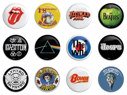 Classic Rock Button Pack Review: 12 Pins Om Je Stijl Te Upgraden