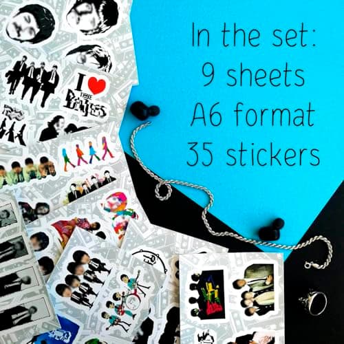 BulbaCraft 35 Pcs The Beatle Stickers for Adults, The Beatle Gifts, The Beatle Memorabilia and Gifts, The Beatle Merch, The Beatle Products, Sticker for The Beatle Mug