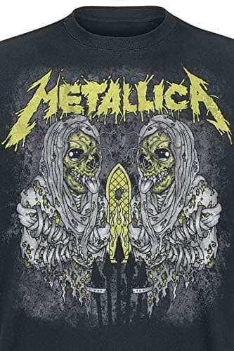 Metallica mens Sanitarium T-Shirt, Black, Large