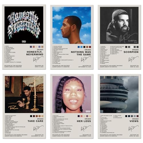 Drake Poster Set Review: 6 Album Cover Posters Worth Your Wall?