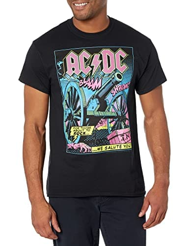 Test T-shirt AC/DC TNT Blacklight Liquid Blue — Notre avis