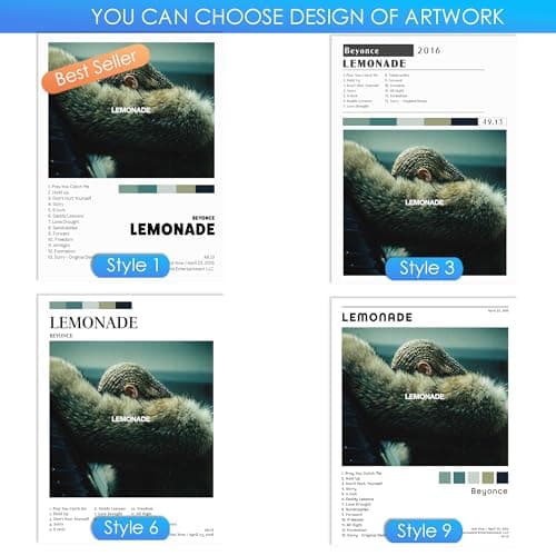 Custom Album Cover Posters Framed, 3pcs of Music Posters, Custom Canvas Wall Art, Request Your Own Album Cover, Custom Poster from Music Album, Personalized Gift