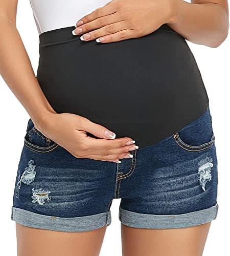 fitglam Maternity Jean Shorts Review: Comfort Meets Style in Pregnancy Wear