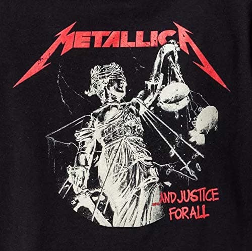 Metallica Toddler Boys and Justice for All Short Sleeve T-Shirt (Black, 3 Years, 3T)