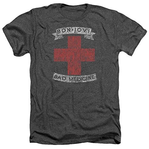 Bon Jovi Bad Medicine T-Shirt Review – Official Licensed Heather Tee