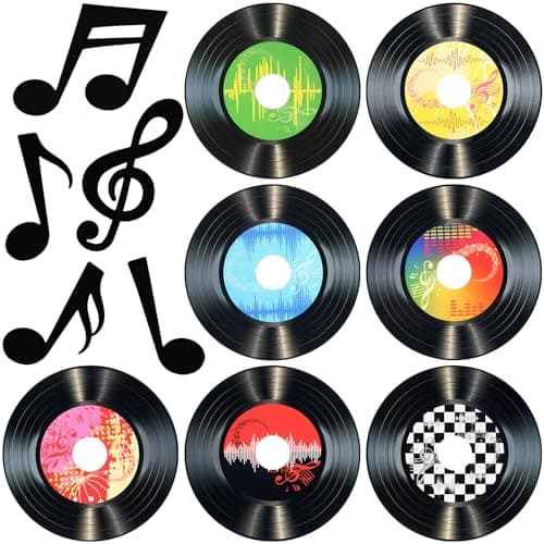 Rock and Roll Party Decorations Review – 39 Pcs Pasimy Cutouts Tested