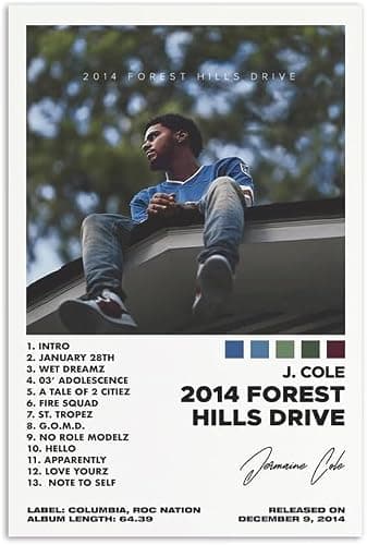 Test du Poster Canvas 2014 Forest Hills Drive – Mon avis honnête