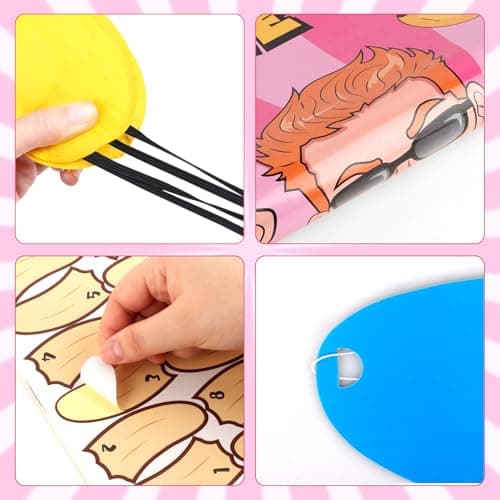 Bachelorette Party Games Pin The Banana on The Hunk Game Funny Bachelorette Party Games with 36 Stickers for Adult Bridal Shower Engagement Bachelorette Party Game Supplies