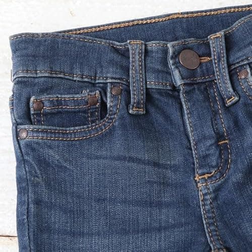 Wrangler baby-boys Five Pocket Boot Cut Jean Dark Blue 0-3 Months