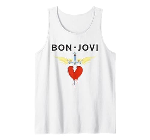 Bon Jovi Heart Dagger Tank Top Review – Is This Official Merch Worth It?