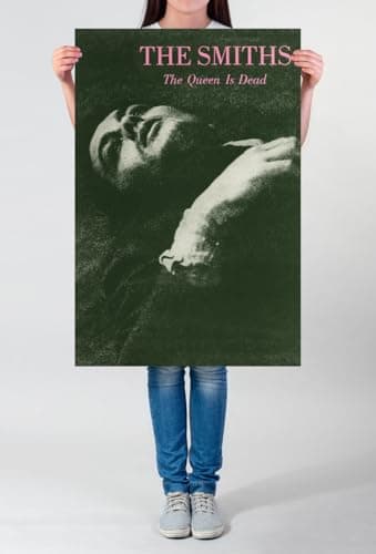 CINEMAFLIX The Smiths The Queen is Dead, Album Cover Poster Wall Art Measures 24 x 36 inches (unframed)