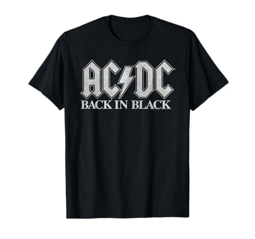 Camiseta AC/DC Back in Black Logo: Análisis Completo y Opinión