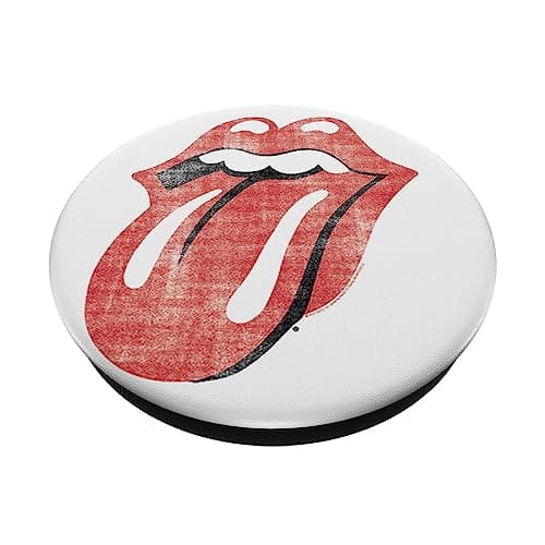 Rolling Stones Official Distressed Tongue PopSockets Standard PopGrip
