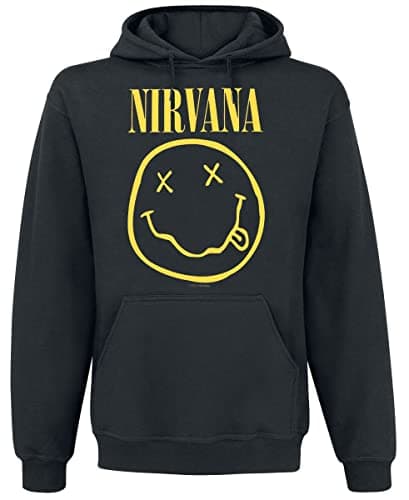 Nirvana Smiley Hoodie Review: Authentic XXL Grunge Merch?