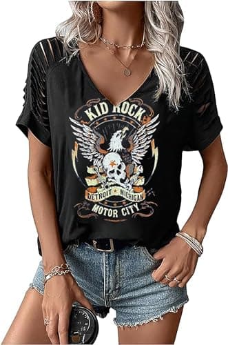 Rock Band T-Shirt Women Review – Retro Nashville Guitar Tee Tested